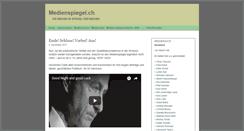 Desktop Screenshot of medienspiegel.ch